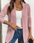 Women's Knitted Long Buttons Cardigan