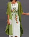 Elegant Two-Piece Summer Dress