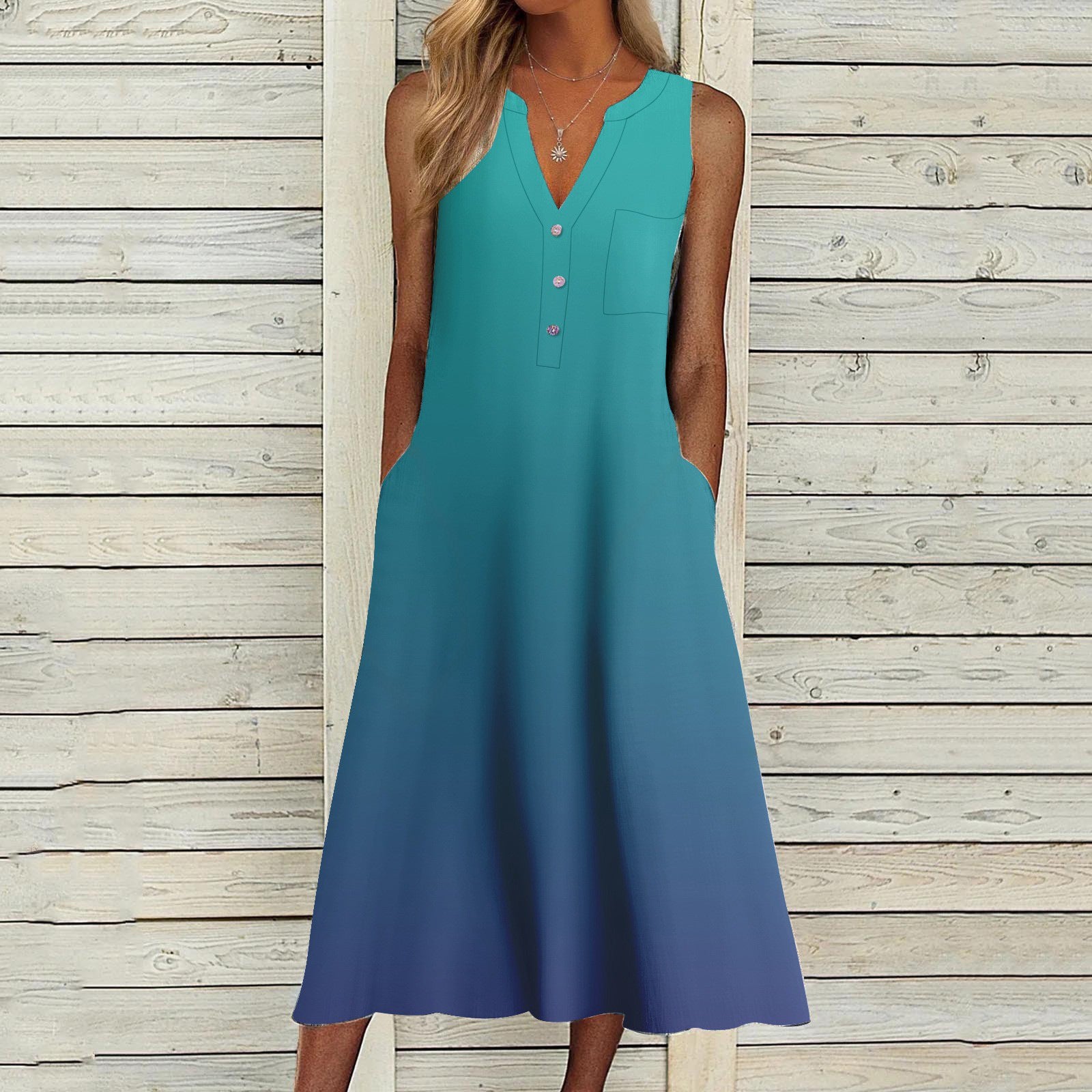 Casual Chic Dress Featuring Modern Stripes
