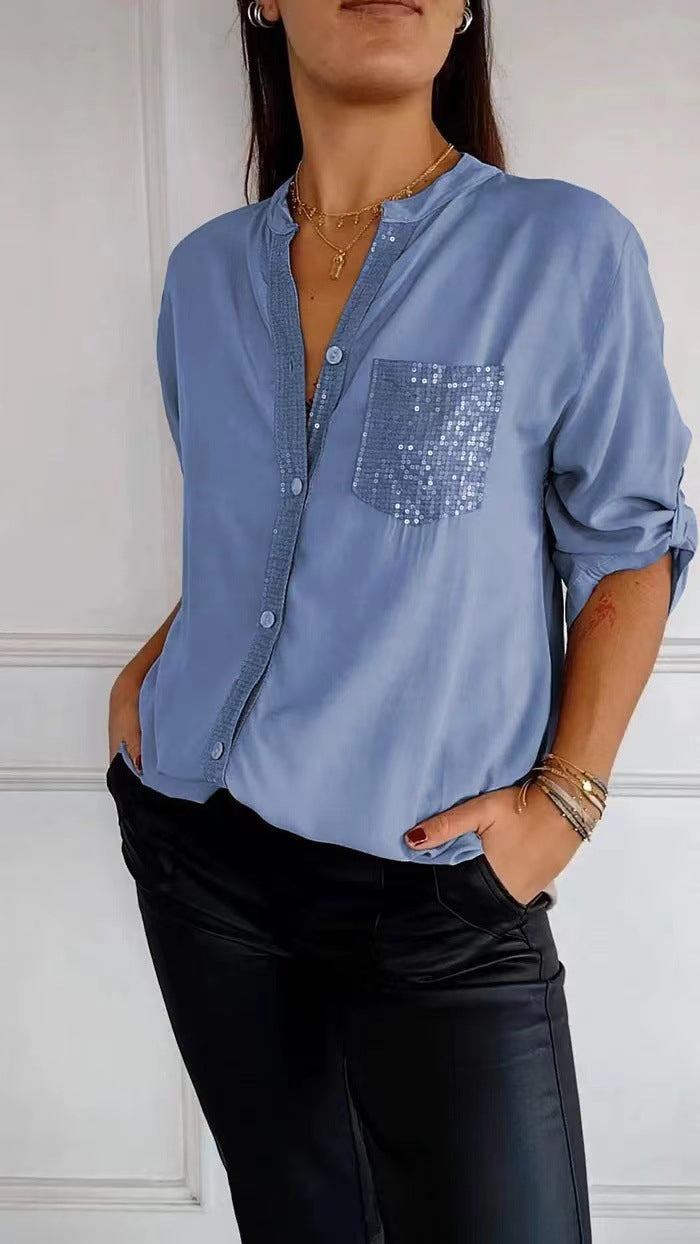 Glam Top with a Sophisticated Edge