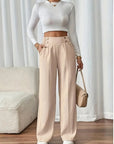 Elegant High Waist Trousers