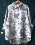 Chic Floral Blouse with Trendy Style