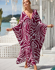 Pale Earth Kaftan Dress with Natural Flow