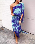Single Sleeve Bodycon Dress