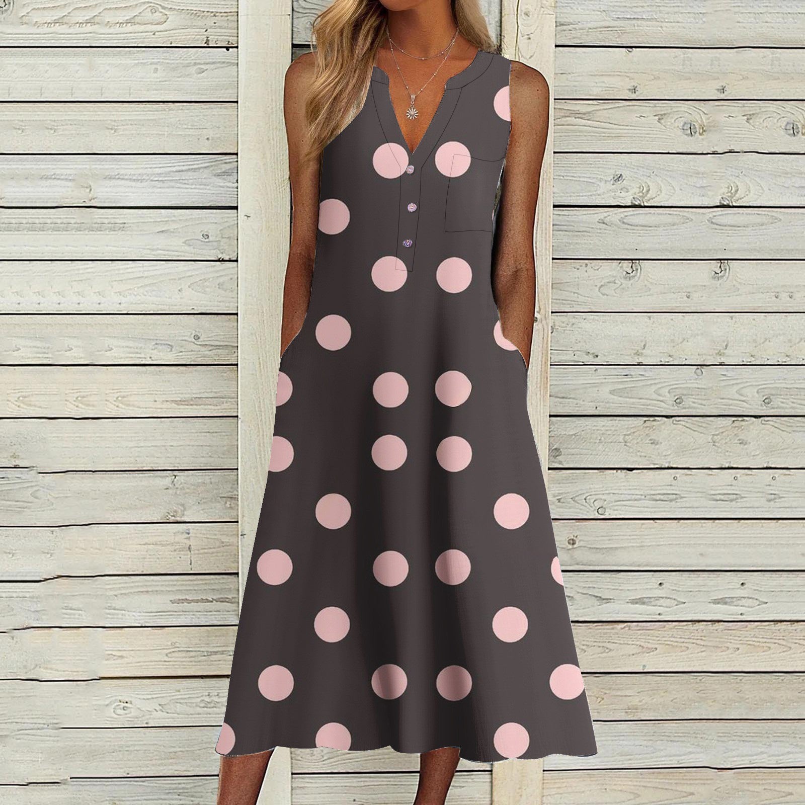Sleeveless Summer Fit Dress