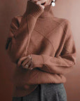 Loose Fit High Neck Sweater