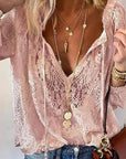 Casual Summer Lace Blouse – Lightweight, Breathable Style for Effortless Warm-Weather Outfits