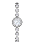 French-Style Waterdrop Crystal Watch