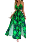 Boho Spaghetti Strap Maxi Dress