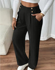 Elegant High Waist Trousers