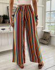 Casual Stripe Print Pant