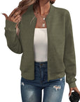 Trendy Solid Color Women’s Casual Jacket