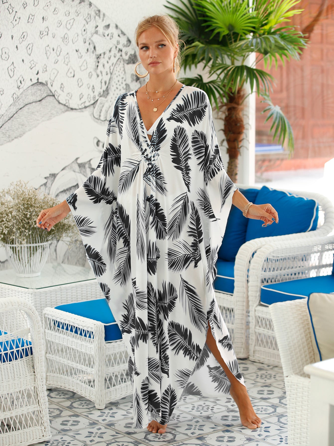 Lightweight Flow Dress with Coastal Charm