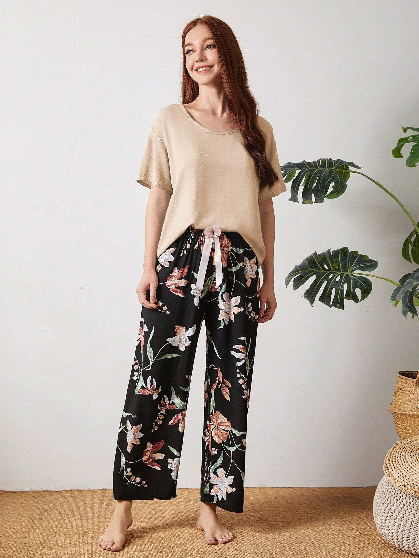 Summer Cotton Crepe Loungewear Set