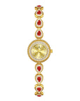 French-Style Waterdrop Crystal Watch
