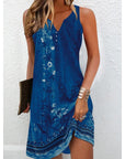 Women's Floral Print Long Dress