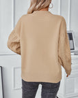Drizzle Cable Knit Pullover Sweater