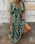 Wide Hem Tie Dye Dress