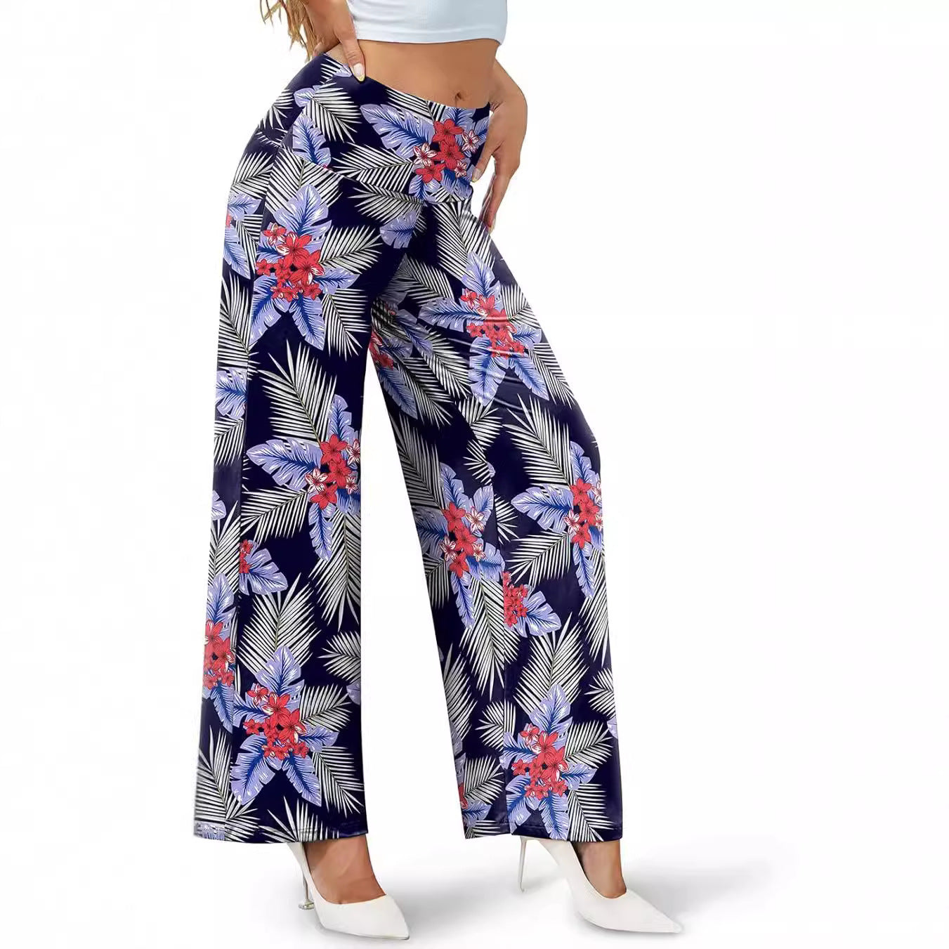 Breathable Wide-Leg Sports Pants