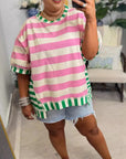 Soft Everyday Stripe Top – Flattering Fit for Casual Office Days and Relaxed Weekend Outfits