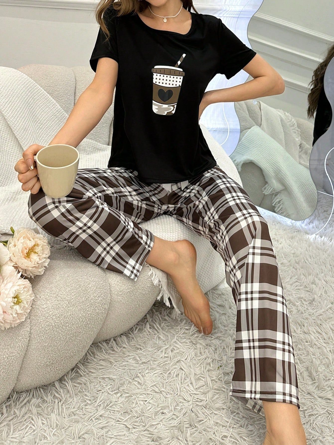 Summer Cotton Crepe Loungewear Set