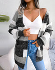 Women Casual Lantern Sleeves Cardigan