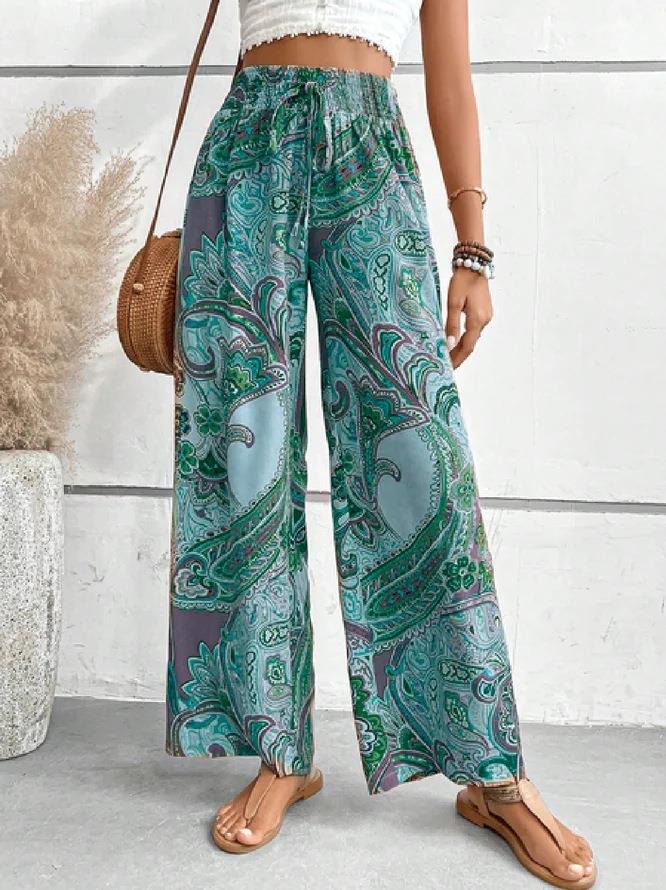Stretch Waist Tribal Pants