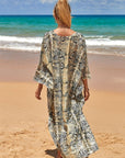 Sandy Drift Maxi Dress with Beachy Flow