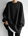Oversized Round Neck Sweatshirt for Women