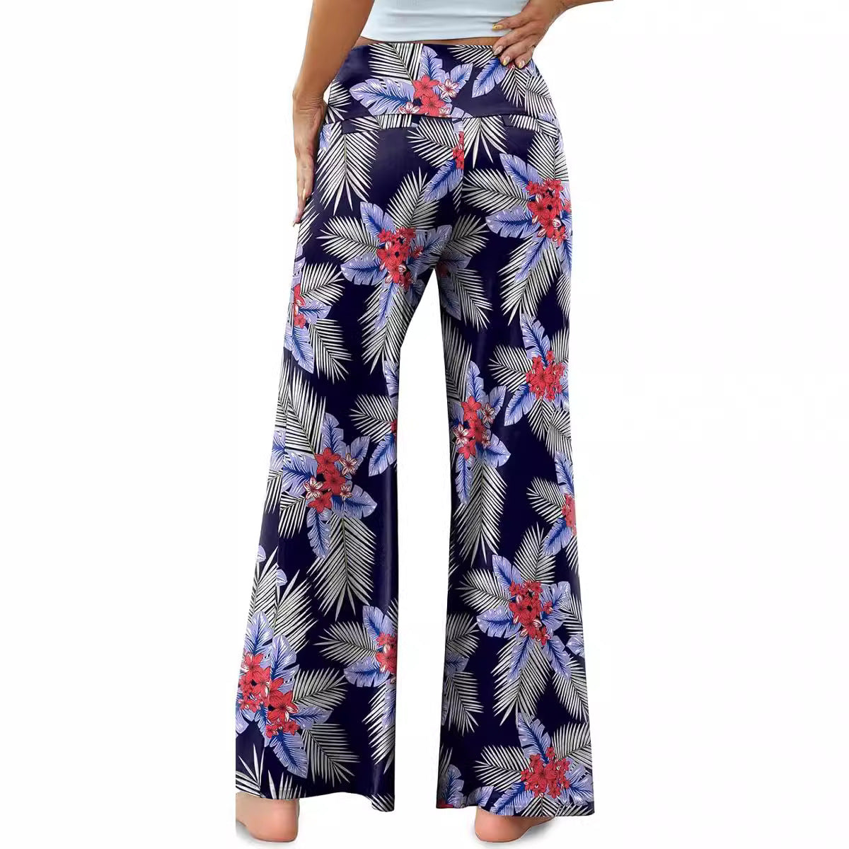 Breathable Wide-Leg Sports Pants
