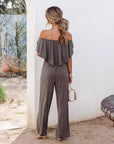 Women’s Casual One Shoulder Jumpsuit