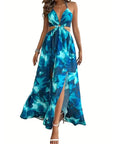 Boho Spaghetti Strap Maxi Dress