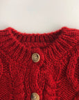 Cozy Knit Sweater Cardigan with Relaxed Fit