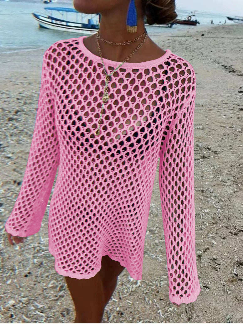 Chic Crochet Top with Relaxed Fit