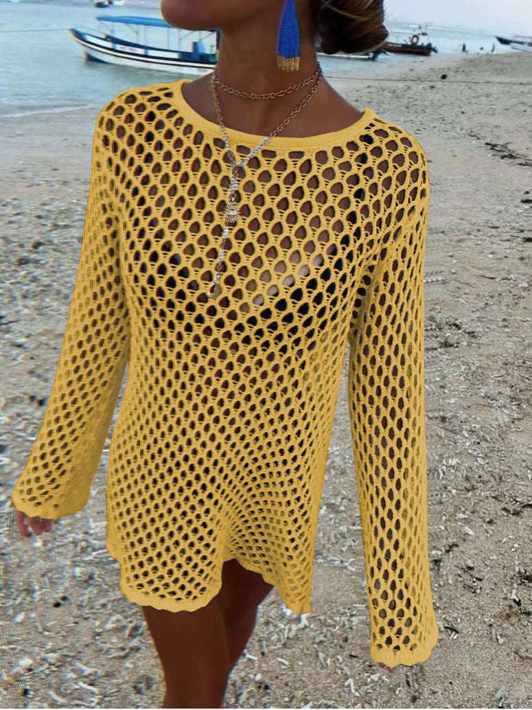 Chic Crochet Top with Relaxed Fit