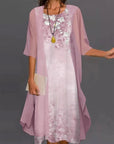 Elegant Two-Piece Summer Dress