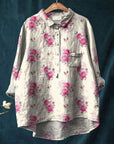 Chic Floral Blouse with Trendy Style