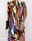 Round Neck Casual Dress