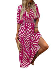 Wide Hem Tie Dye Dress
