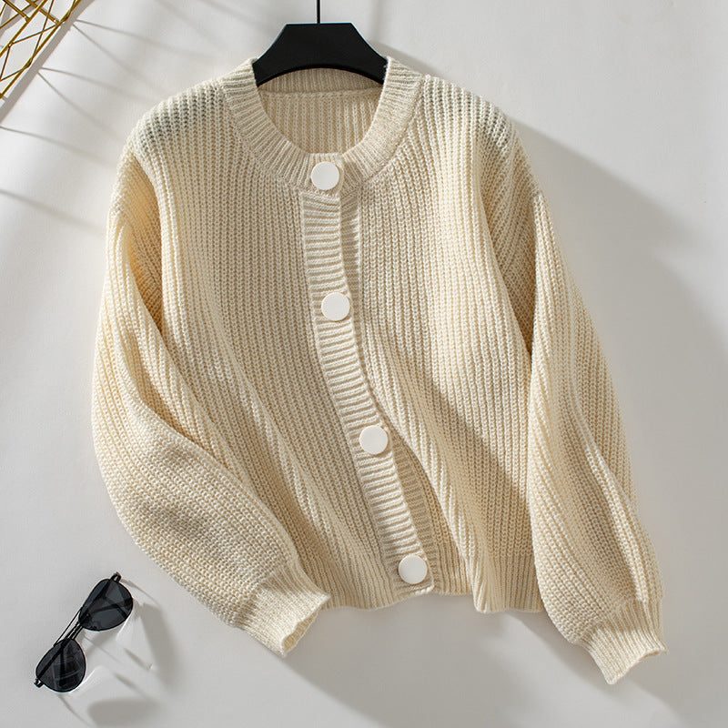Women's Button-Down Knitted Cardigan