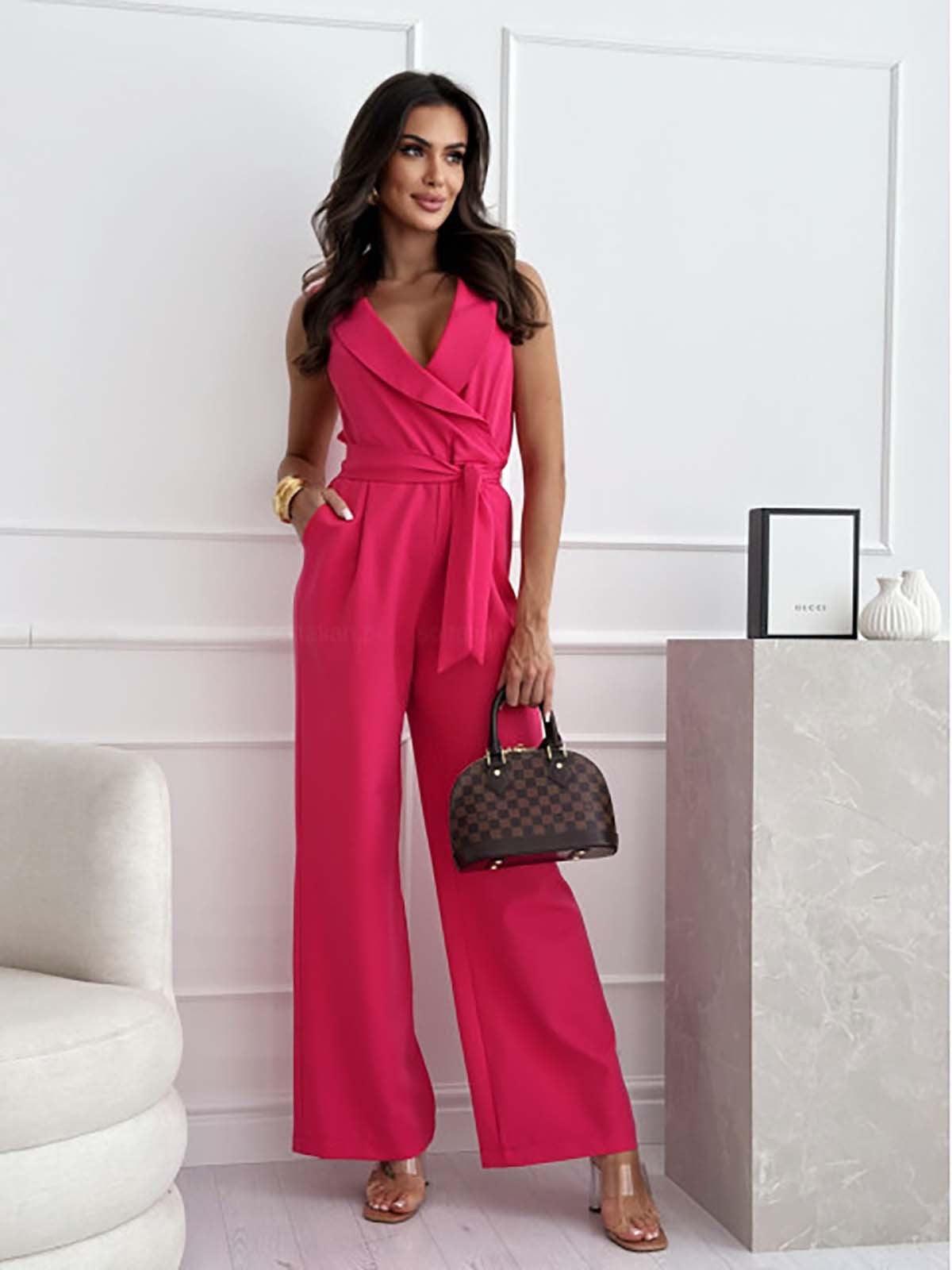 Formal Sleeveless Jumpsuit for Women