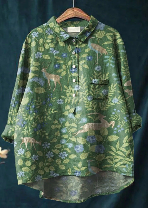 Chic Floral Blouse with Trendy Style