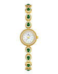 French-Style Waterdrop Crystal Watch