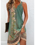 Women's Floral Print Long Dress