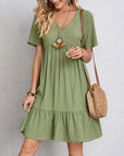 Casual Loose Fit Midi Dress