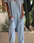 Soft Cotton V-Neck Dress