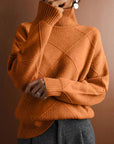 Loose Fit High Neck Sweater