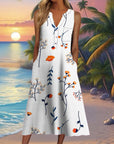 Breezy Mood V-Neck Dress
