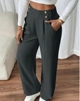 Elegant High Waist Trousers