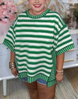 Soft Everyday Stripe Top – Flattering Fit for Casual Office Days and Relaxed Weekend Outfits